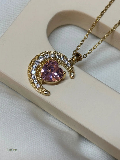 Luna Heart Necklace LAVEN JEWELLERY