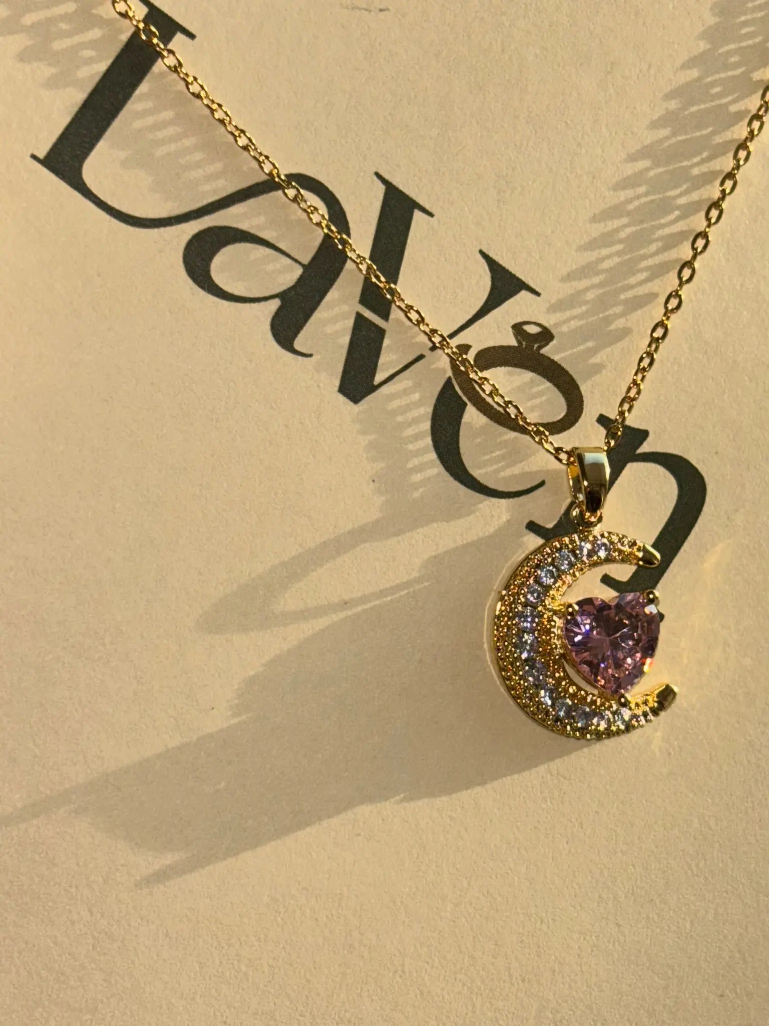 Luna Heart Necklace LAVEN JEWELLERY