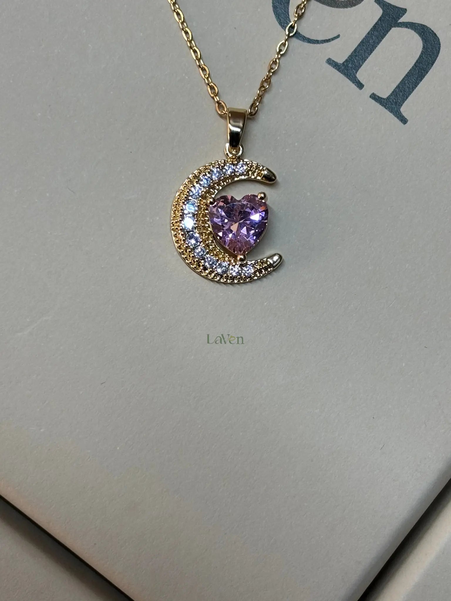 Luna Heart Necklace LAVEN JEWELLERY
