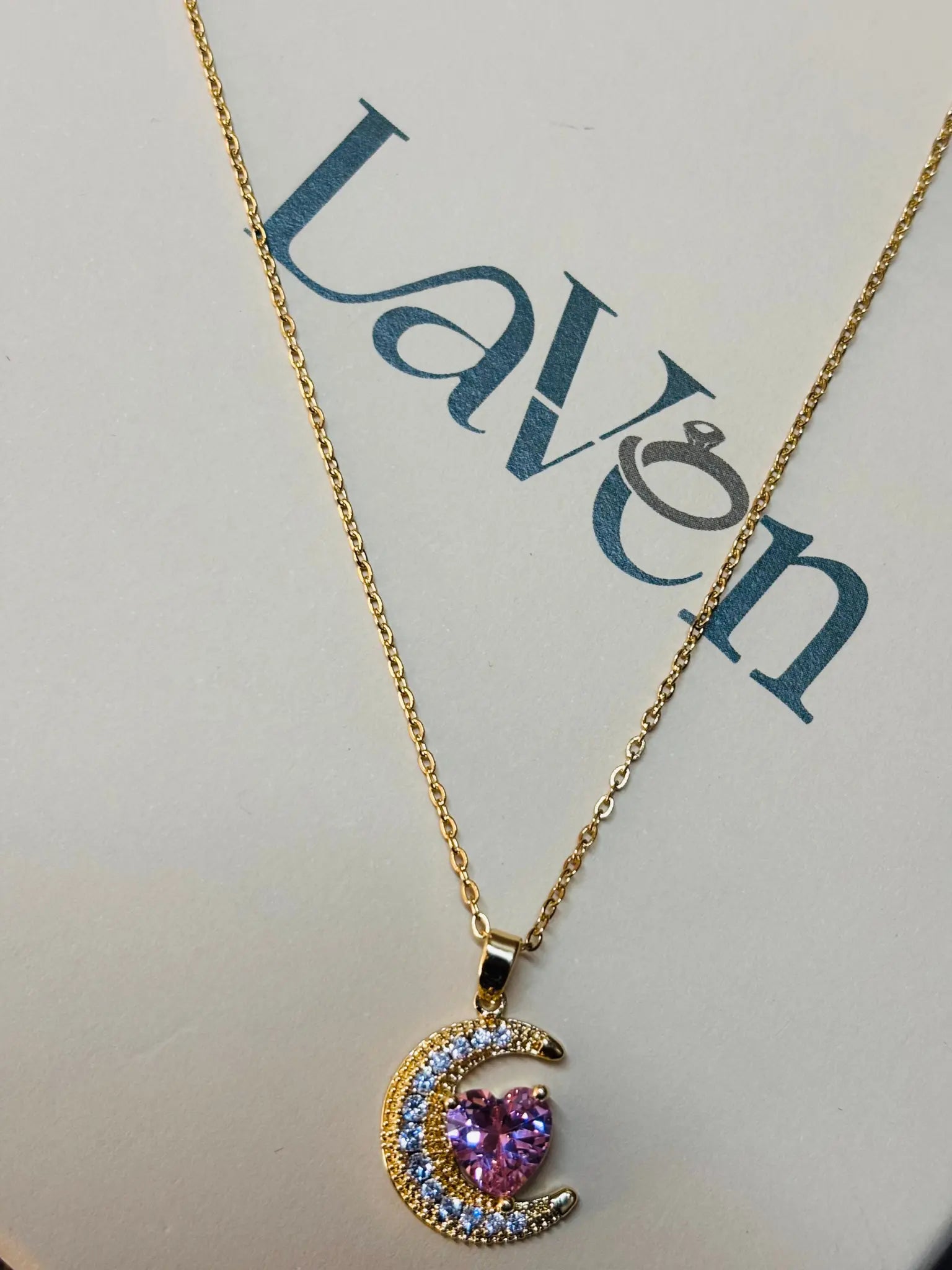 Luna Heart Necklace LAVEN JEWELLERY