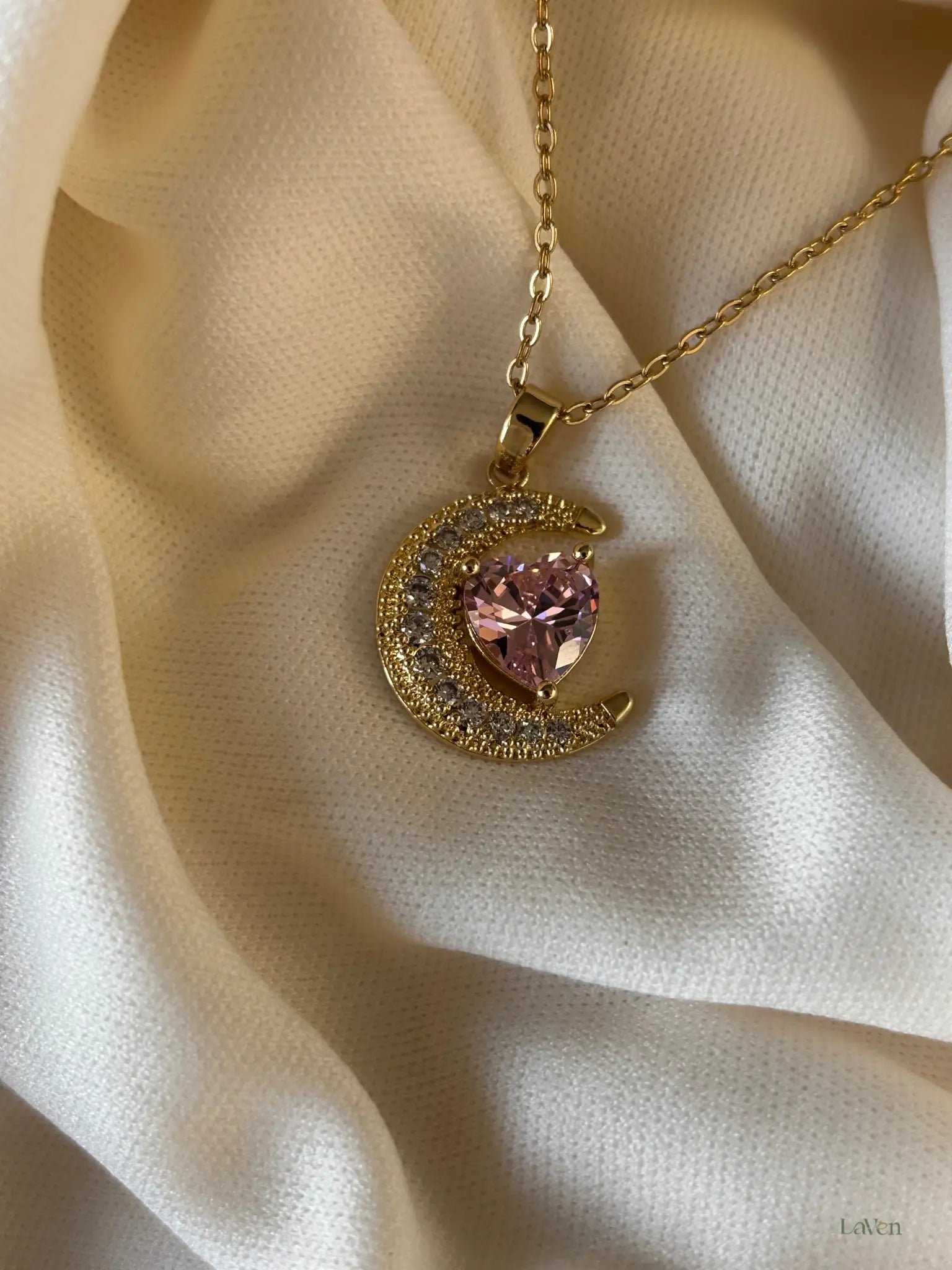 Luna Heart Necklace LAVEN JEWELLERY