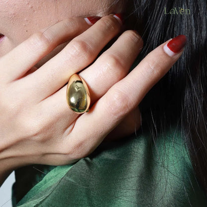 Gold Statement Ring - LAVEN JEWELLERY